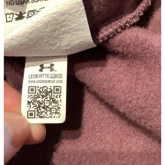 Mens Size Medium Light Maroon Under Armour Pullover Hoodie - Picture 5 of 6